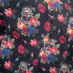 LuLaRoe Irma tunic in sugar skull